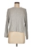Serra Metallic Silver Pullover Sweater Size M - photo 1
