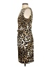 Cache Animal Print Brown Cocktail Dress Size 2 - photo 5