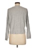 Serra Metallic Silver Pullover Sweater Size M - photo 2
