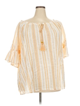 Unique Spectrum Short Sleeve Blouse