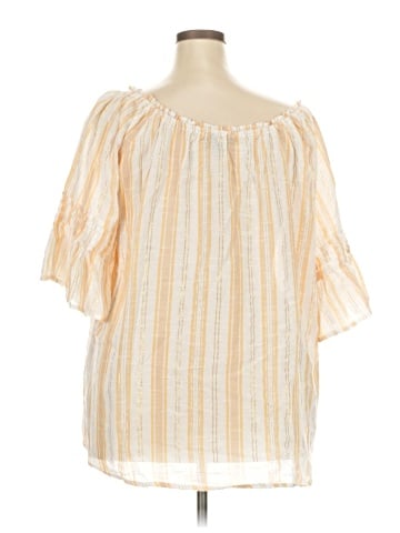Unique Spectrum Short Sleeve Blouse (view 2)