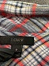 J.Crew 100% Cotton Plaid Gray Long Sleeve Button-Down Shirt Size 6 - photo 7