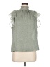 1.State 100% Polyester Green Sleeveless Blouse Size M - photo 1