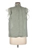 1.State 100% Polyester Green Sleeveless Blouse Size M - photo 2