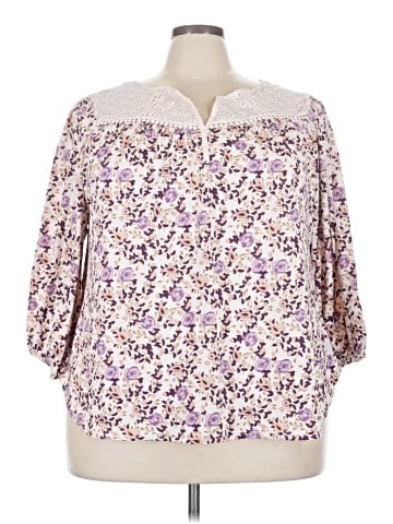 MELLODAY 3/4 Sleeve Blouse (view 1)