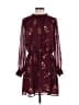 WAYF 100% Polyester Floral Burgundy Casual Dress Size S - photo 1