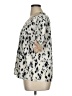 Mode 100% Polyester Animal Print Ivory Short Sleeve Blouse Size 1X - photo 5