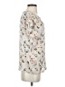 Derek Lam Floral Ivory Short Sleeve Blouse Size 0 - photo 4