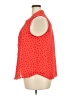 Elle 100% Polyester Polka Dots Orange Sleeveless Blouse Size XXL - photo 5