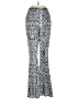 Topshop Print Silver Dress Pants Size 8 - photo 1