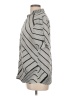 Assorted Brands 100% Rayon Chevron-herringbone Silver Short Sleeve Blouse Size L - photo 5