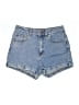Bullhead 100% Cotton Blue Denim Shorts Size 5 - photo 1