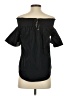 Central Park West 100% Cotton Black 3/4 Sleeve Blouse Size S - photo 2