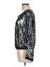 Lulus 100% Polyester Silver Long Sleeve Top Size L - photo 5
