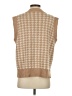 Unbranded 100% Polyester Houndstooth Tan Sweater Vest Size S - photo 2