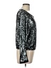 Lulus 100% Polyester Silver Long Sleeve Top Size L - photo 4