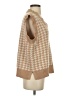 Unbranded 100% Polyester Houndstooth Tan Sweater Vest Size S - photo 4