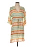 Unbranded Orange Blue Casual Dress Size S - photo 1