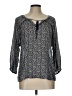 Unbranded Blue 3/4 Sleeve Blouse Size L (estimated) - photo 1