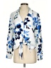 Unbranded Floral Blue 3/4 Sleeve Blouse Size S - photo 1