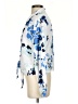 Unbranded Floral Blue 3/4 Sleeve Blouse Size S - photo 5