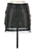 SLA The Label Graphic Black Silver Casual Skirt Size XS - photo 1