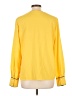 Shein 100% Polyester Yellow Long Sleeve Blouse Size L - photo 2