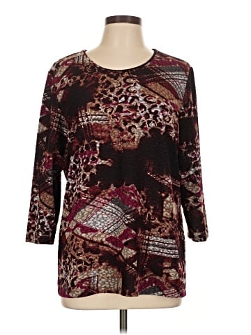Alia 3/4 Sleeve Top (view 1)