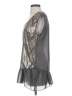 Love Squared 100% Polyester Silver Sleeveless Blouse Size S - photo 5