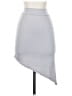 Lily White Solid Gray Casual Skirt Size XS - photo 1