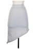Lily White Solid Gray Casual Skirt Size XS - photo 2