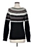 Bishop + Young Chevron-herringbone Black Pullover Sweater Size XS - photo 1