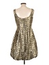 Maggy London Metallic Gold Cocktail Dress Size 12 (petite) - photo 2