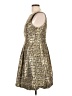 Maggy London Metallic Gold Cocktail Dress Size 12 (petite) - photo 5