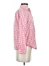 Lands' End Checkered-gingham Red Long Sleeve Button-Down Shirt Size XS - photo 4
