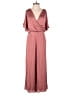 Express Solid Pink Jumpsuit Size XS - photo 1
