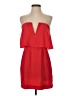 BCBGMAXAZRIA 100% Polyester Red Cocktail Dress Size 4 - photo 1