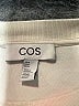 Cos Solid Ivory Short Sleeve Turtleneck Size M - photo 6