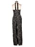 Unbranded 100% Rayon Animal Print Black Jumpsuit Size 2 - photo 2
