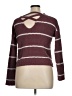 Moral Fiber 100% Polyester Stripes Burgundy Pullover Sweater Size XL - photo 2
