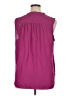 Chaus 100% Polyester Purple Sleeveless Blouse Size XL - photo 2