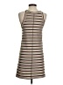 Knot Sisters Stripes Tan Casual Dress Size S - photo 2
