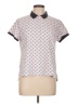 Lands' End Hearts Pink Short Sleeve Blouse Size L (petite) - photo 1