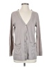 Garnet Hill 100% Polyester Gray Cardigan Size S - photo 1