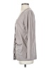 Garnet Hill 100% Polyester Gray Cardigan Size S - photo 5