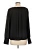 Calvin Klein 100% Polyester Black Long Sleeve Blouse Size L - photo 2
