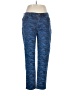 DG^2 by Diane Gilman Animal Print Blue Jeans Size 16 - photo 1