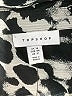 Topshop 100% Polyester Animal Print Black Cocktail Dress Size 12 - photo 7
