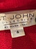 St. John Collection Burgundy Cardigan Size 4 - photo 7