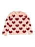Cupcakes & Cashmere Hearts Pink Pullover Sweater Size 10 - 12 - photo 1